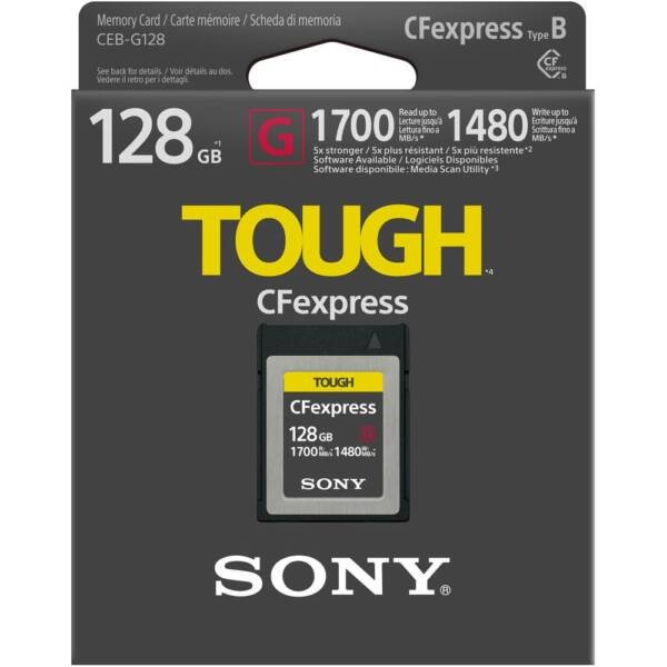 Sony 128GB CFexpress Type B TOUGH Memory Card - Image 2
