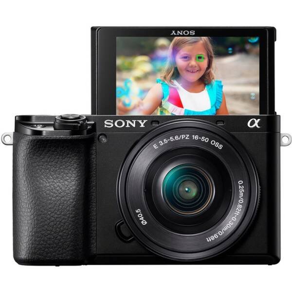 Sony Alpha A6100 Mirrorless Digital Camera with 16-50mm Lens