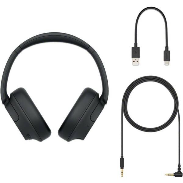 Sony WH-CH720N Wireless Over-Ear Noise-Canceling Headphones (Black) - Image 3