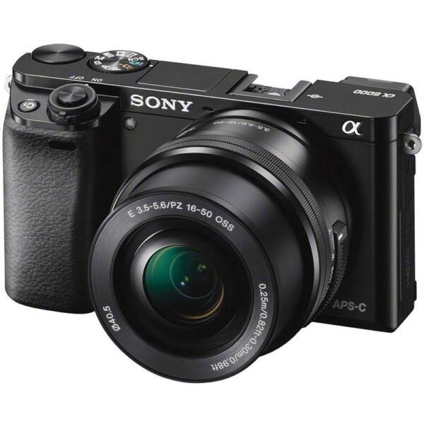 Sony Alpha A6000 Mirrorless Digital Camera with 16-50mm Lens (Black) - Image 2