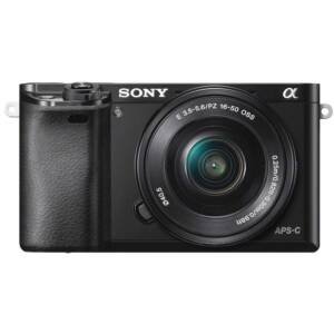 Sony Alpha A6000 Mirrorless Digital Camera with 16-50mm Lens (Black)