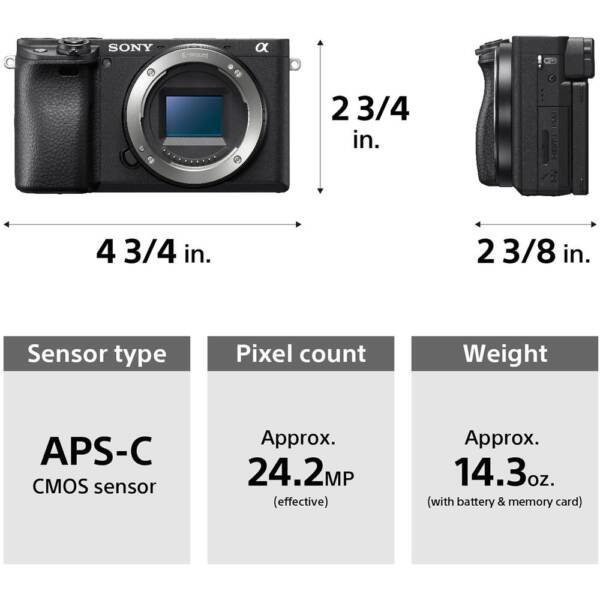 Sony Alpha A6400 Mirrorless Digital Camera with 16-50mm Lens VLOG Kit - Image 6