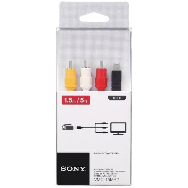 Sony VMC-15MR2 Handycam A/V Cable (5') - Image 2