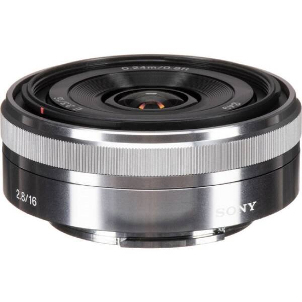 Sony E 16mm f/2.8 Lens (Silver) - Image 2