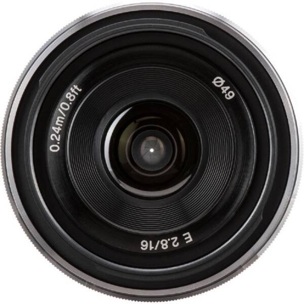 Sony E 16mm f/2.8 Lens (Silver) - Image 4