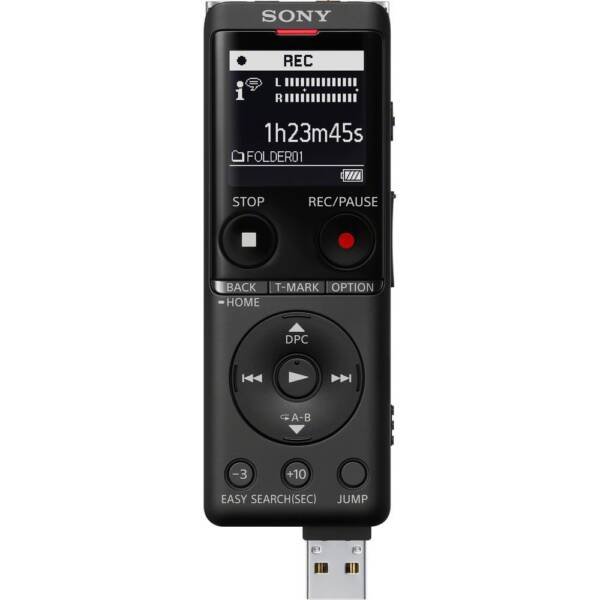 Sony ICD-UX570 Digital Voice Recorder (Black) - Image 2