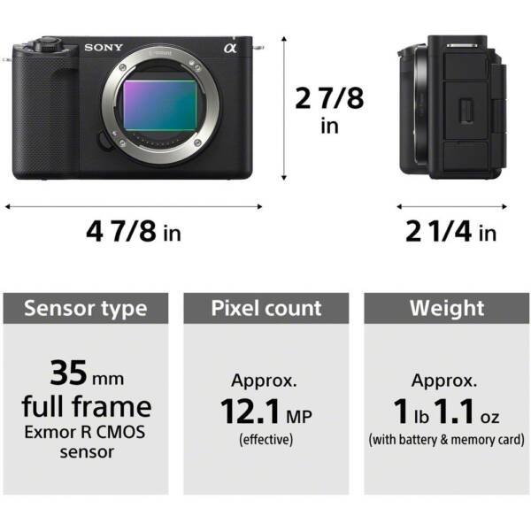 Sony ZV-E1 Mirrorless Camera (Black) - Image 3